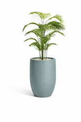 Snowcap - Teal Gray - Fiberglass Planter