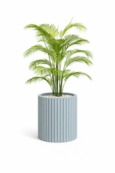 Ripple - Teal Gray - Fiberglass Planter