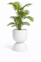 Stack - White - Fiberglass Planter