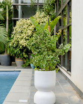 Stack - White(M) - Fiberglass Planter