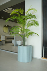 Ripple - Teal Gray - Fiberglass Planter