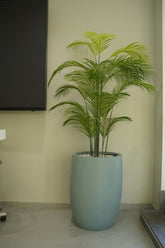 Snowcap - Teal Gray - Fiberglass Planter