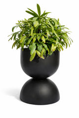 Stack - Black - Fiberglass Planter