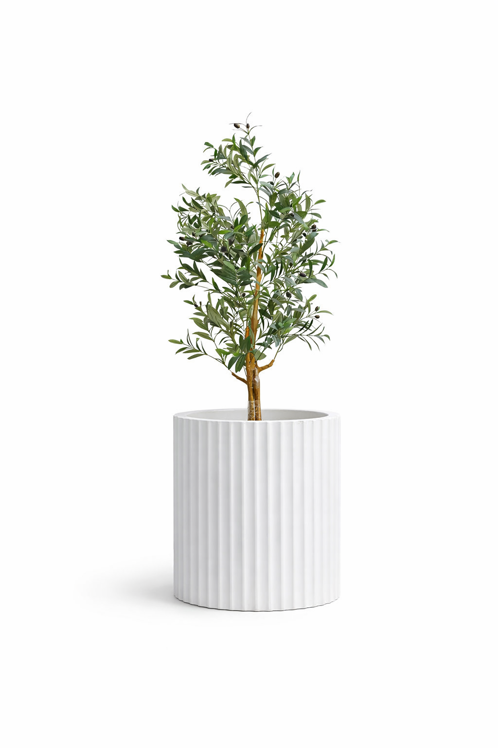 Ripple - White - Fiberglass Planter