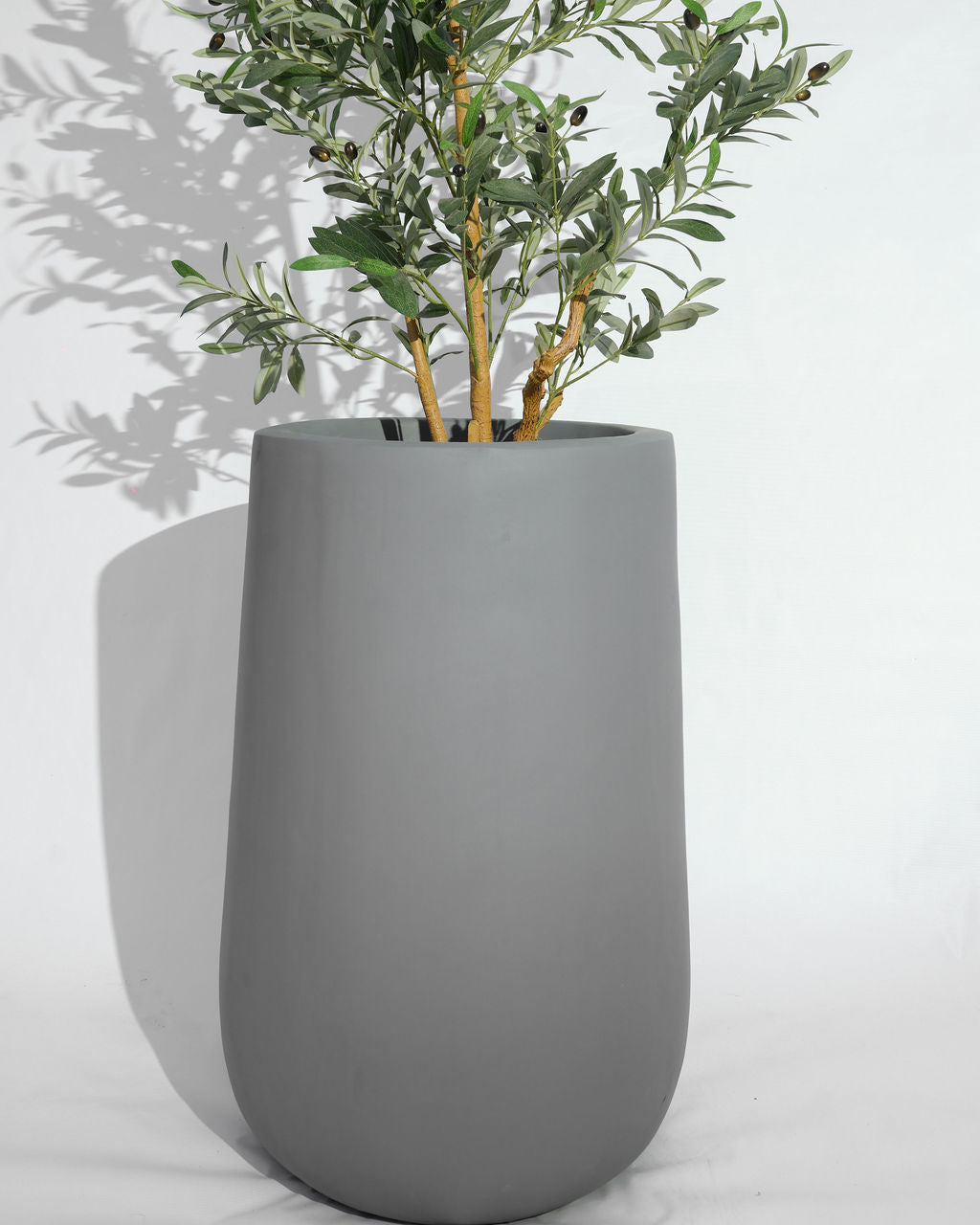 Rise - Teal gray - Fiberglass Planter