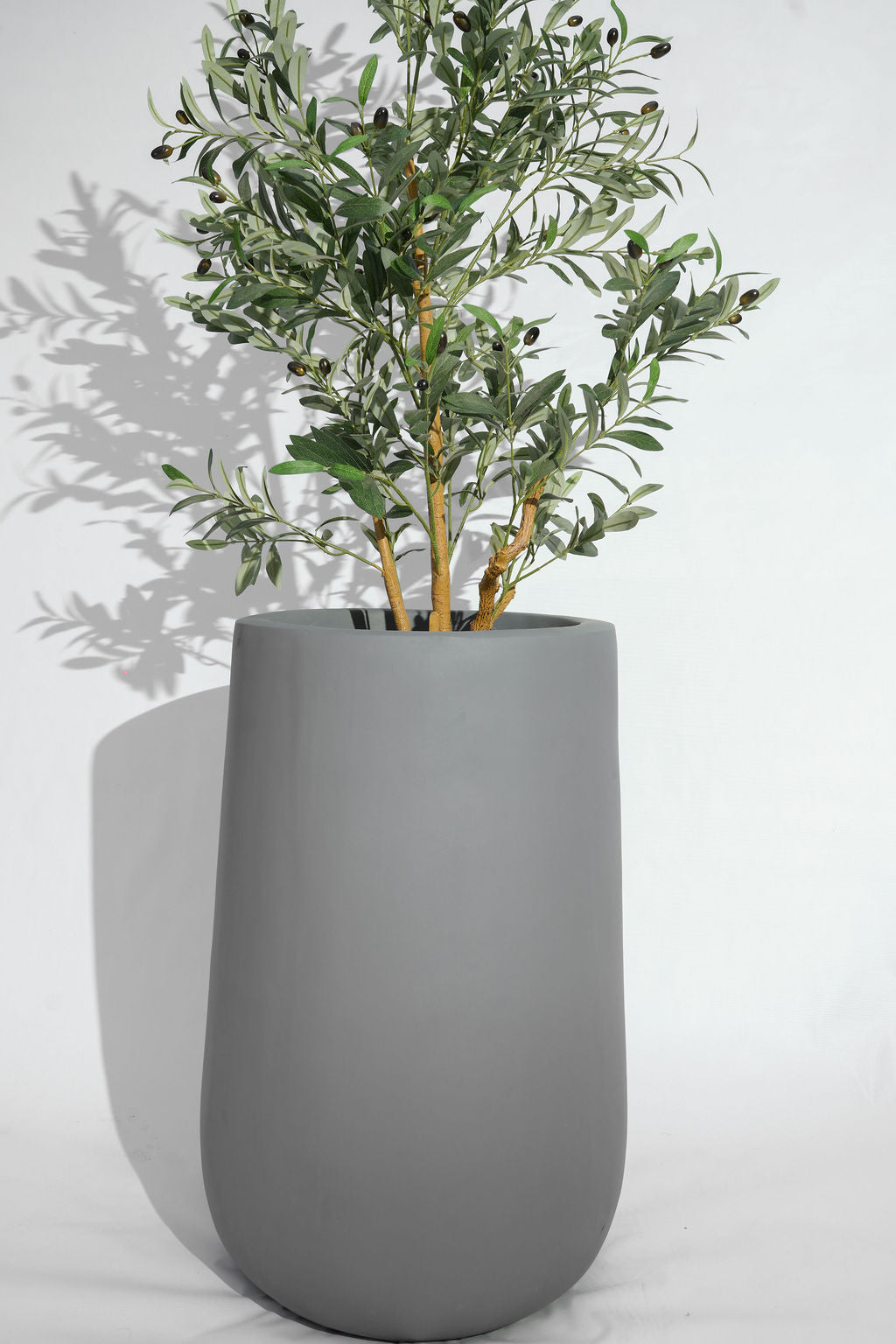 Rise - Teal gray - Fiberglass Planter