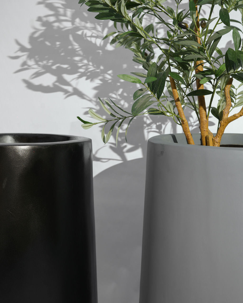 Rise - Teal gray - Fiberglass Planter