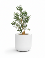 Core - White - Fiberglass Planter
