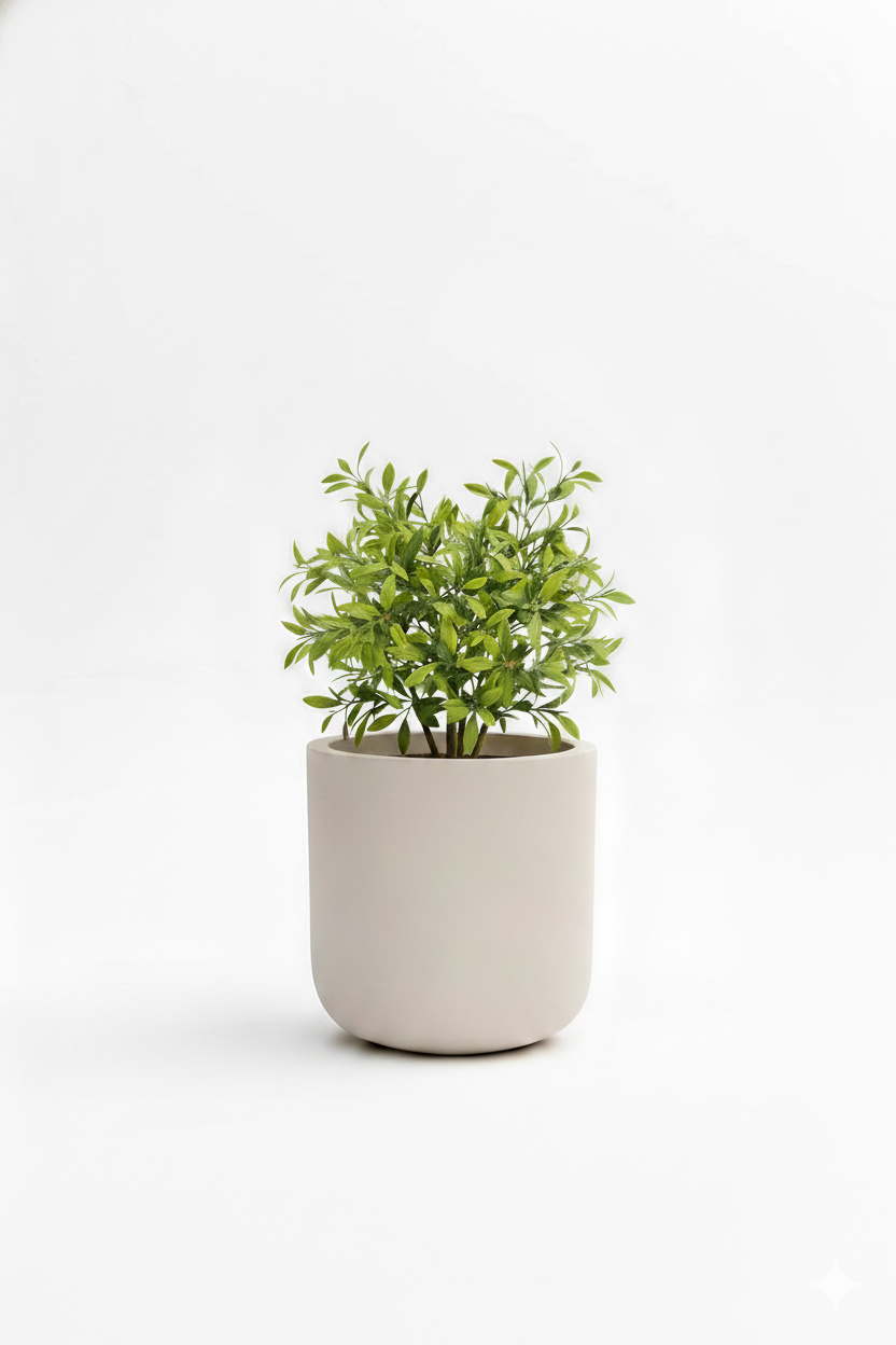 Core - White - Fiberglass Planter
