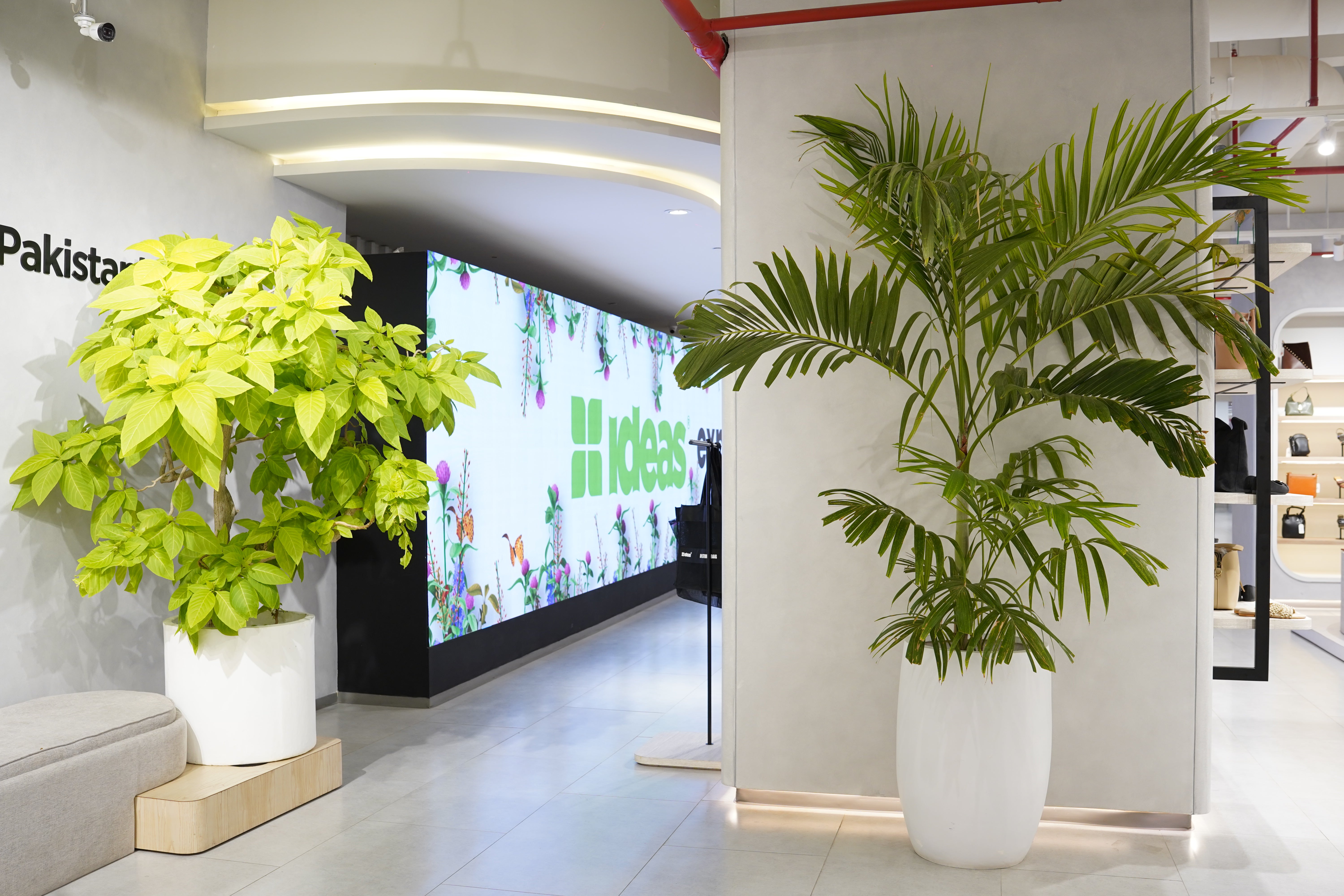 Snowcap - White - Fiberglass Planter