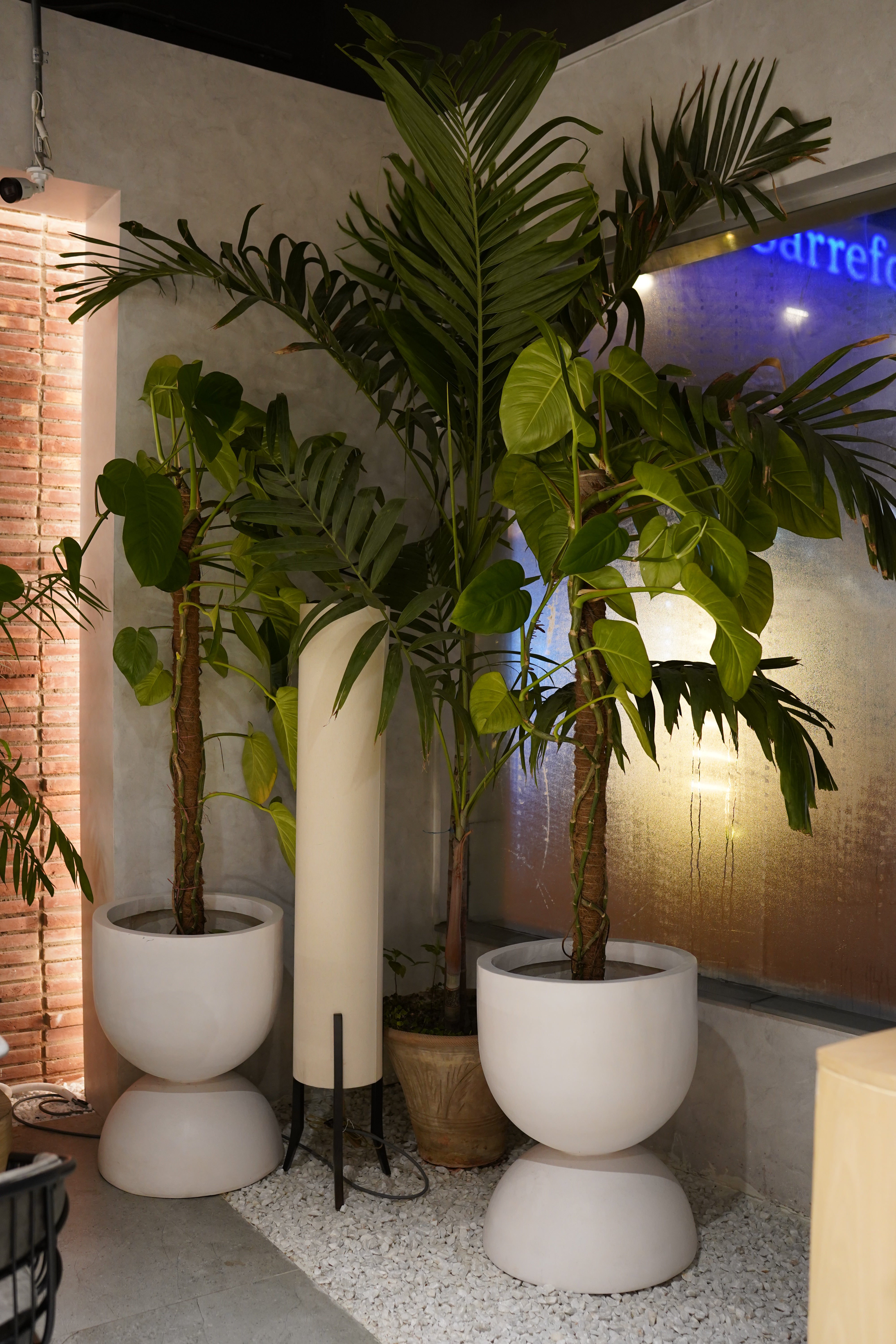 Stack - Black - Fiberglass Planter