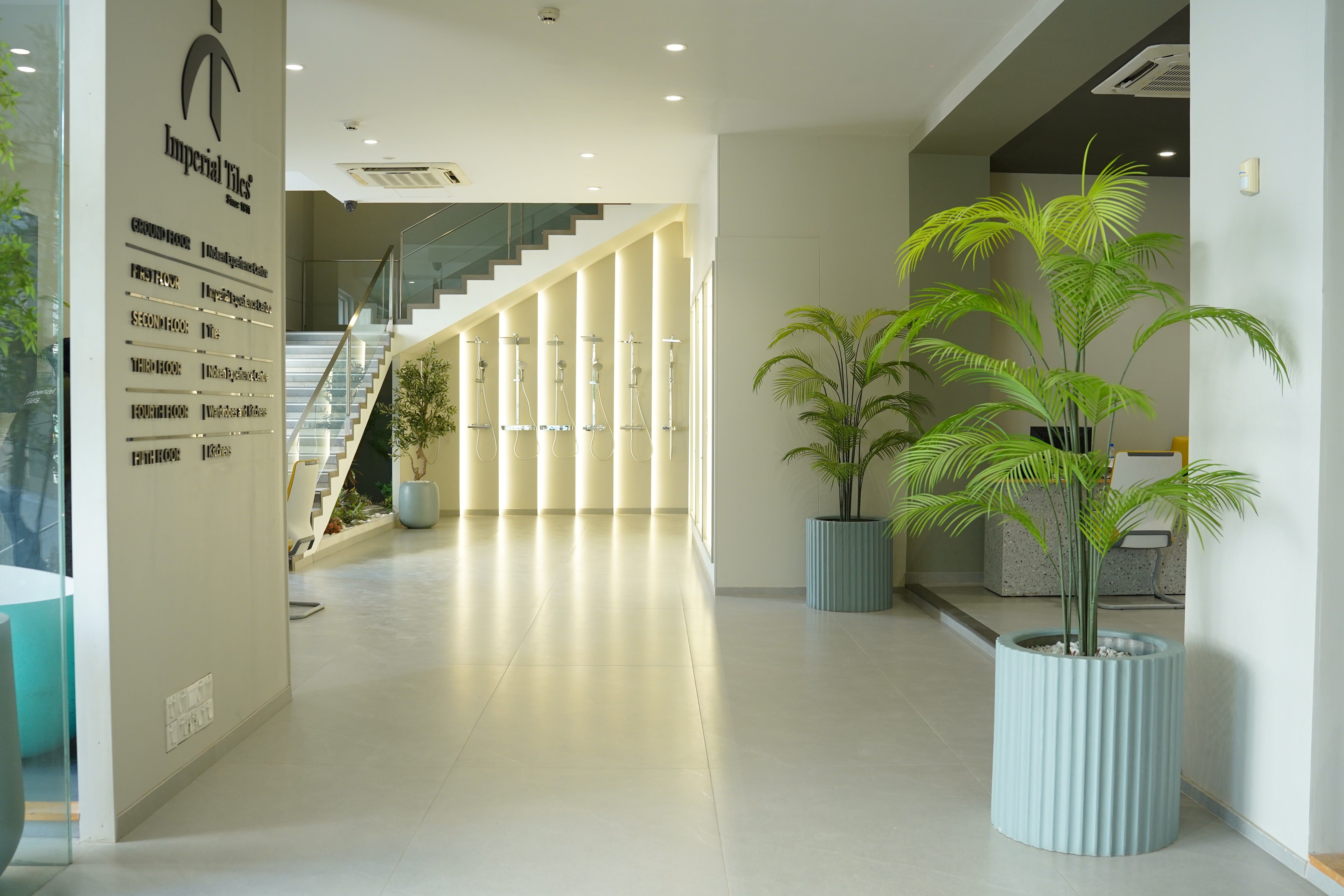 Ripple - Teal Gray - Fiberglass Planter