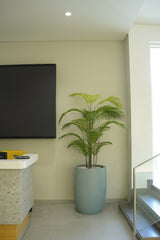 Snowcap - Teal Gray - Fiberglass Planter