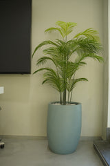 Snowcap - Teal Gray - Fiberglass Planter